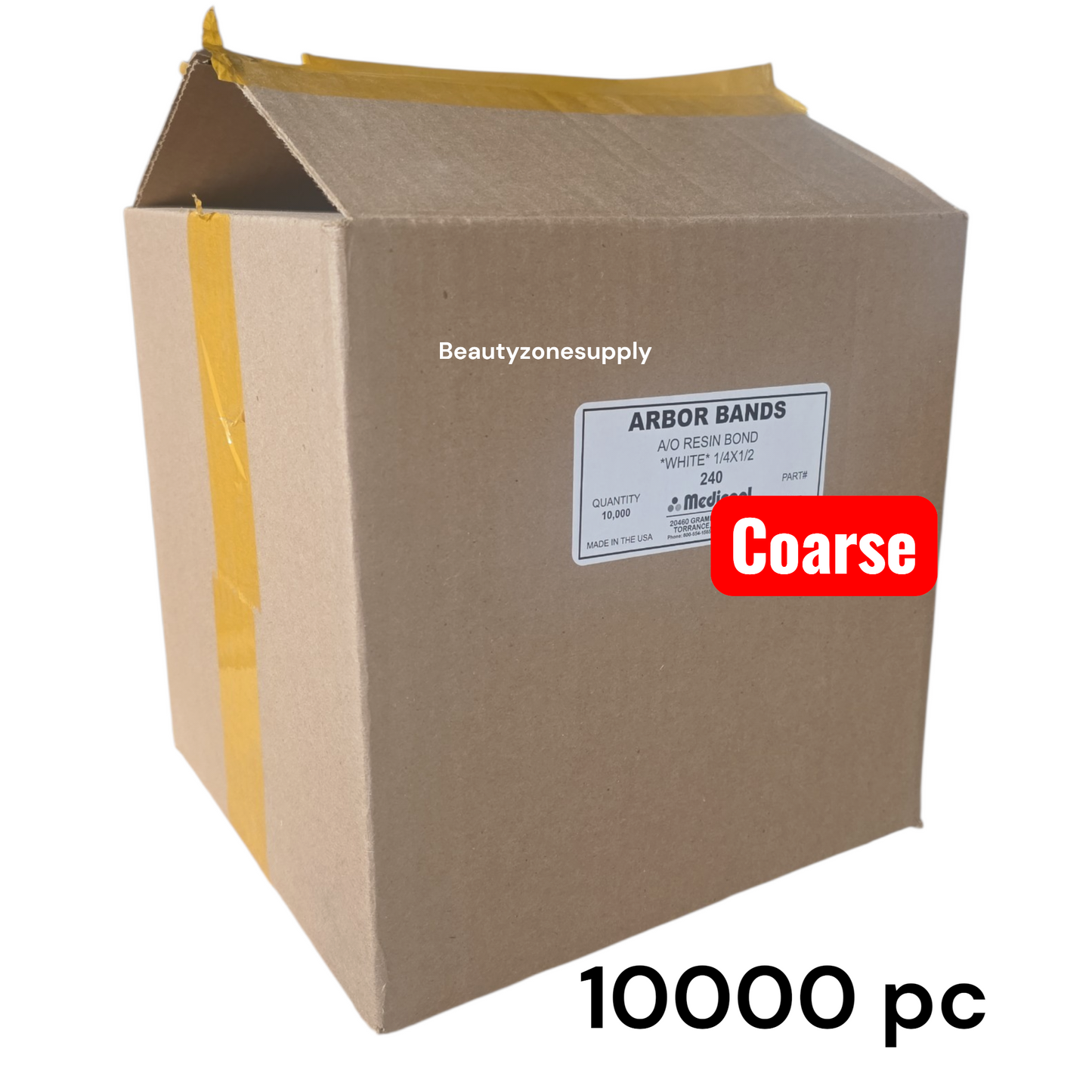 Medicool Red Sanding Bands Box 10,000