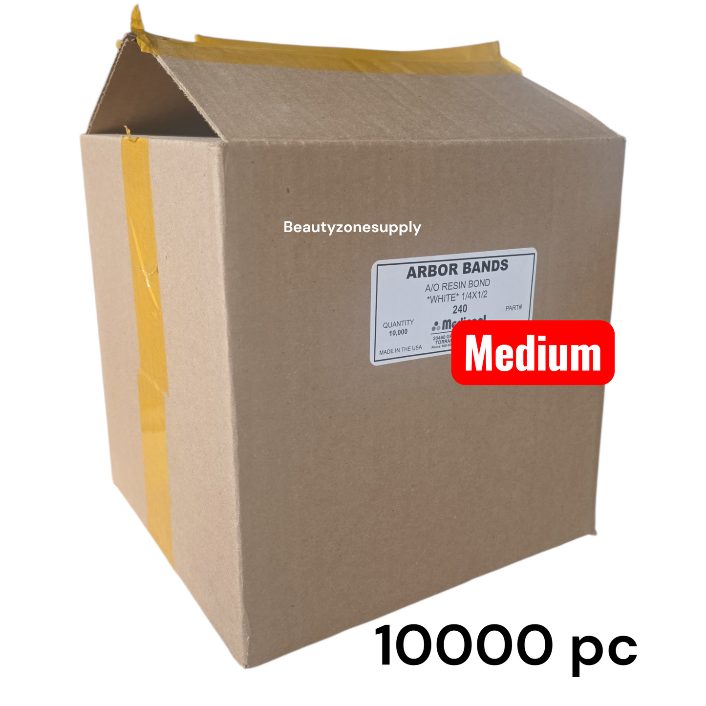 Medicool Red Sanding Bands Box 10,000