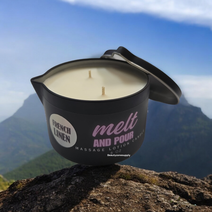 Melt And Pour Massage Lotion Candle 8 oz