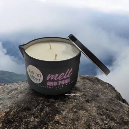 Melt And Pour Massage Lotion Candle 8 oz