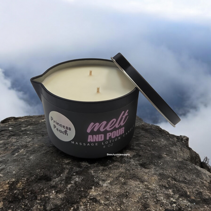 Melt And Pour Massage Lotion Candle 8 oz