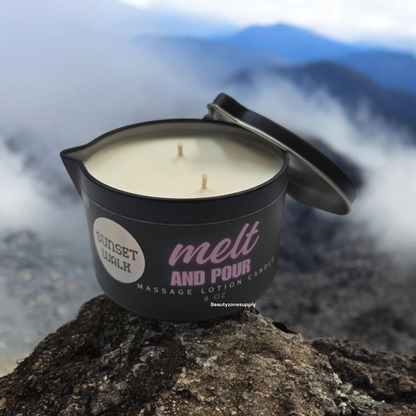 Melt And Pour Massage Lotion Candle 8 oz