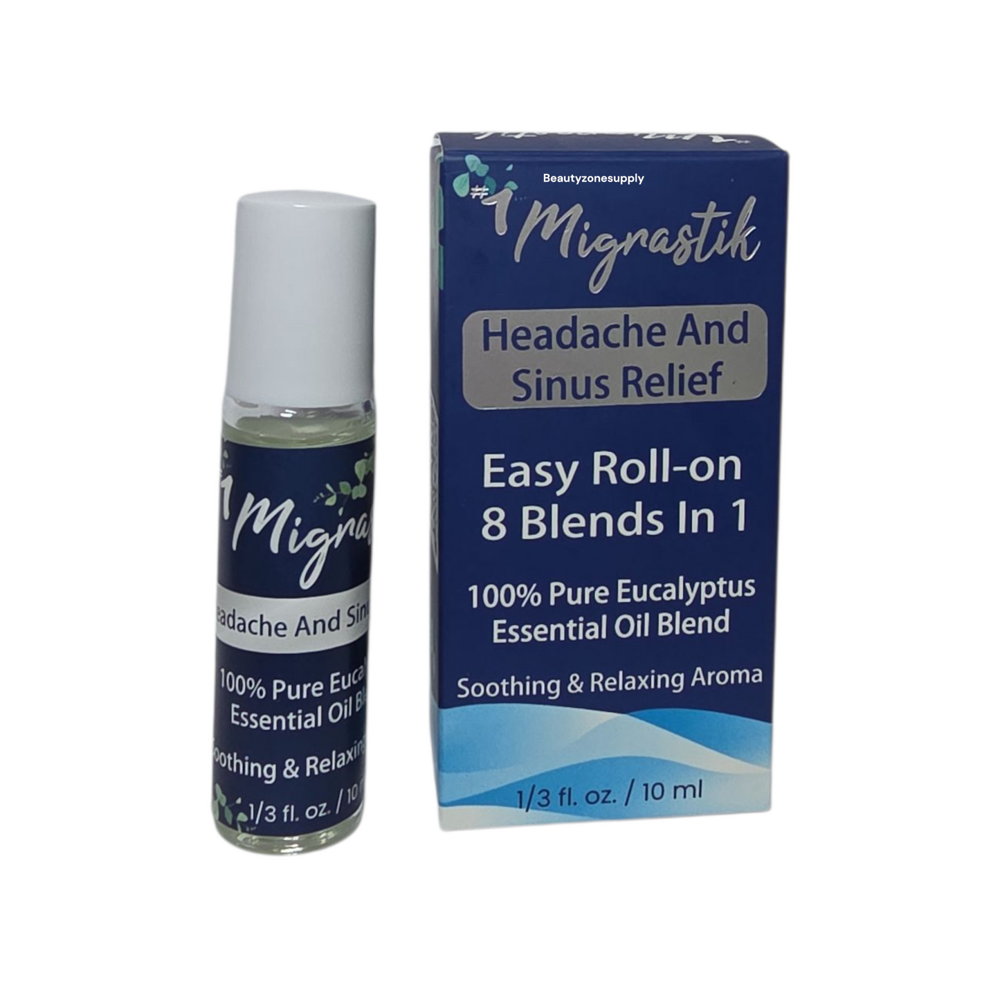 Mignastik #1 Pure Eucalyptus Essential Oil Easy Roll-on 1/3 fl oz