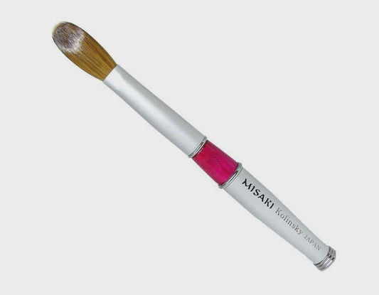 Misaki Nail Brush Kolinsky Silver Handle Japan #10