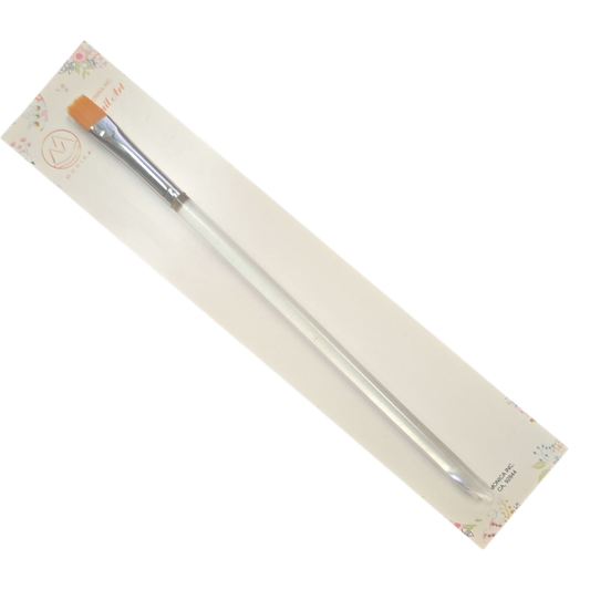 Monika #12 Gel Nail Brush – Clear Handle