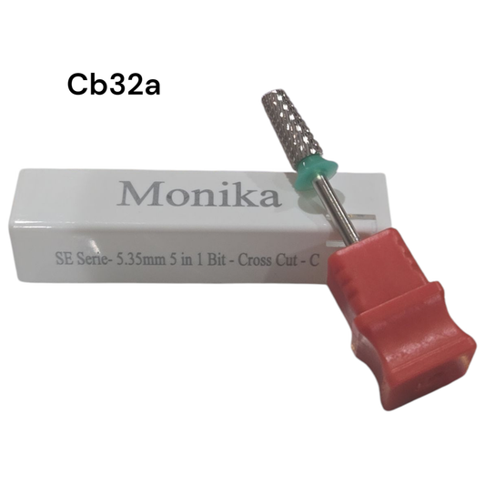 Monika Carbide Bits 5 in 1 Cross Cut 3/32