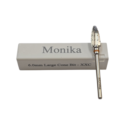 Monika Carbide Bits 6 MM Large Cone Bit Silver