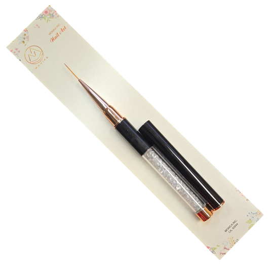 Monika Detail Nail Art Brush plastic Black handle 15 mm