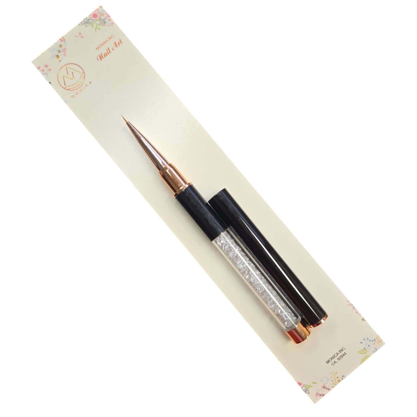 Monika Detail Nail Art Brush plastic Black handle 5 mm