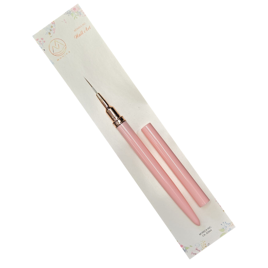 Monika Detail Nail Art Brush plastic Pink handle 11 mm