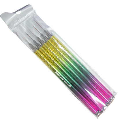 Monika Detail Nail Art Brush Liner Set 5 brush