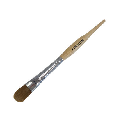 Gel Nail Brush Nature Fan Shape F100