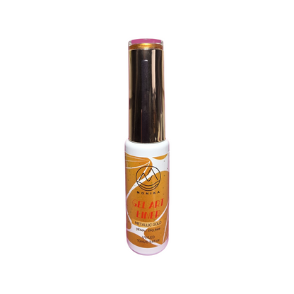 Monika Gel Metal Liner Gel Art Gel Golden 2 uv led 0.4 fl oz
