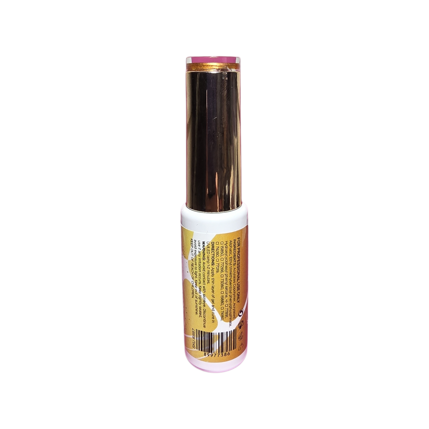 Monika Gel Metal Liner Gel Art Gel Golden 2 uv led 0.4 fl oz