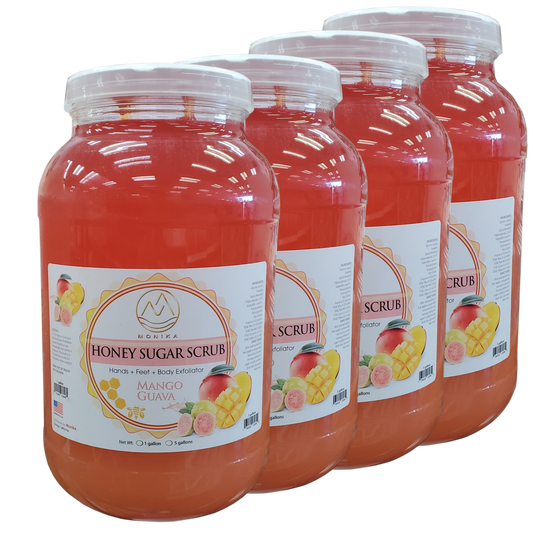 Monika Honey Sugar Scrub Mango Guava Case 4 Gallon