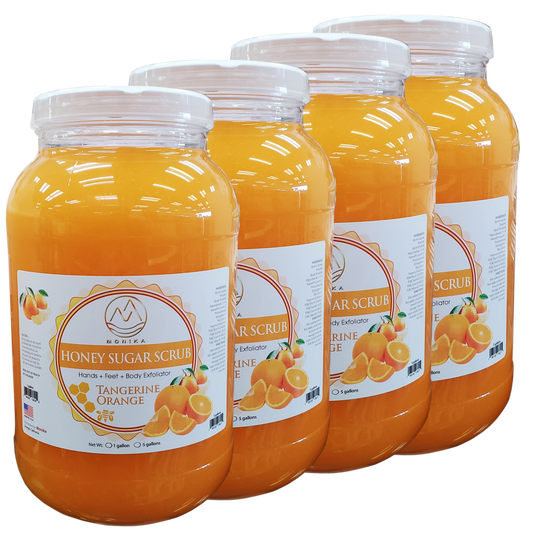Monika Honey Sugar Scrub Orange Case 4 Gallon