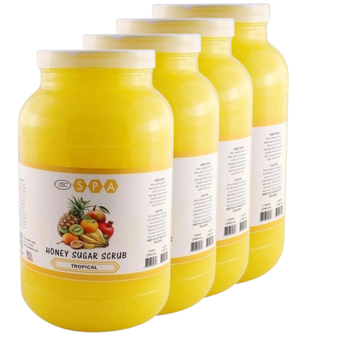 Monika Honey Sugar Scrub Tropical Case 4 Gallon