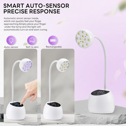 Monika LED/UV Nail Lamp Cordless 12 led 36w