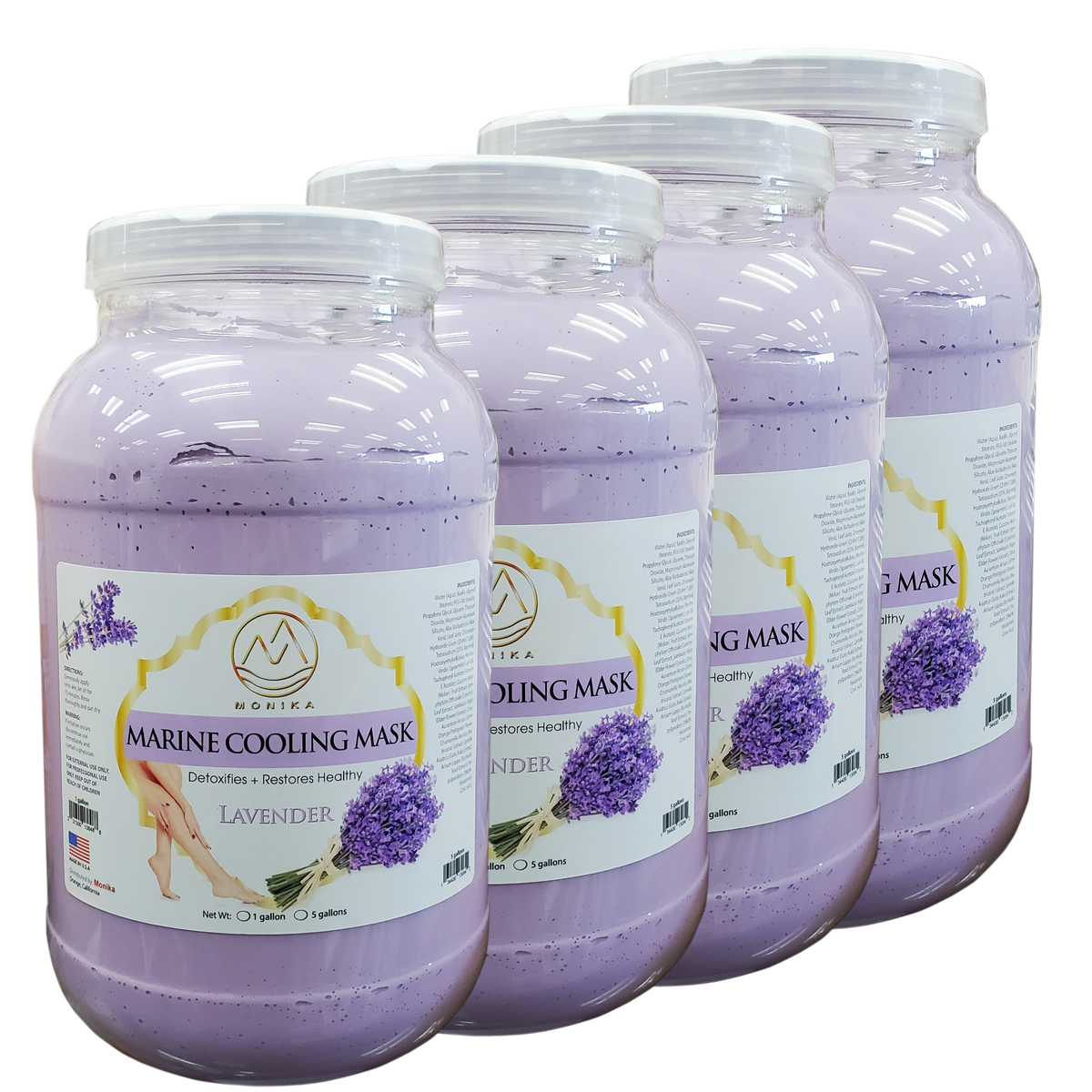 Monika Marine Mask Lavender Case 4 Gallon