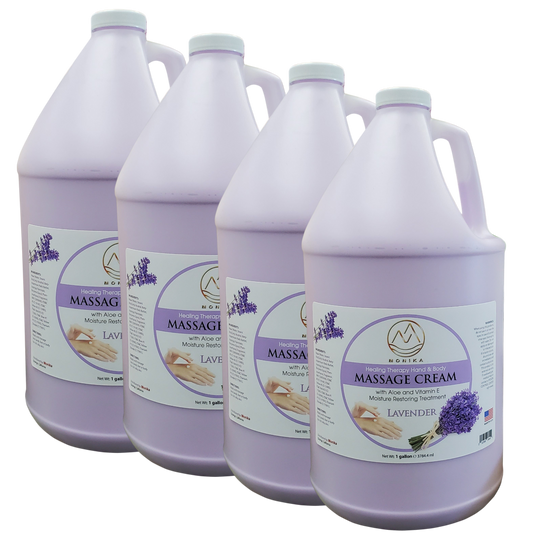 Monika Massage Lotion Lavender Case 4 Gallon