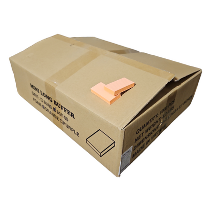Monika Mini Long Nail Buffer Orange White 80/100 1000 pc #MB02