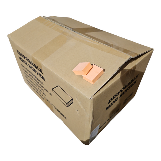 Monika Mini Nail Buffer Orange White 80/100 1500 pc #MB01