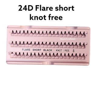 Monika Eyelash Individuals Knot-Free Box 50 Pack - 24D Short