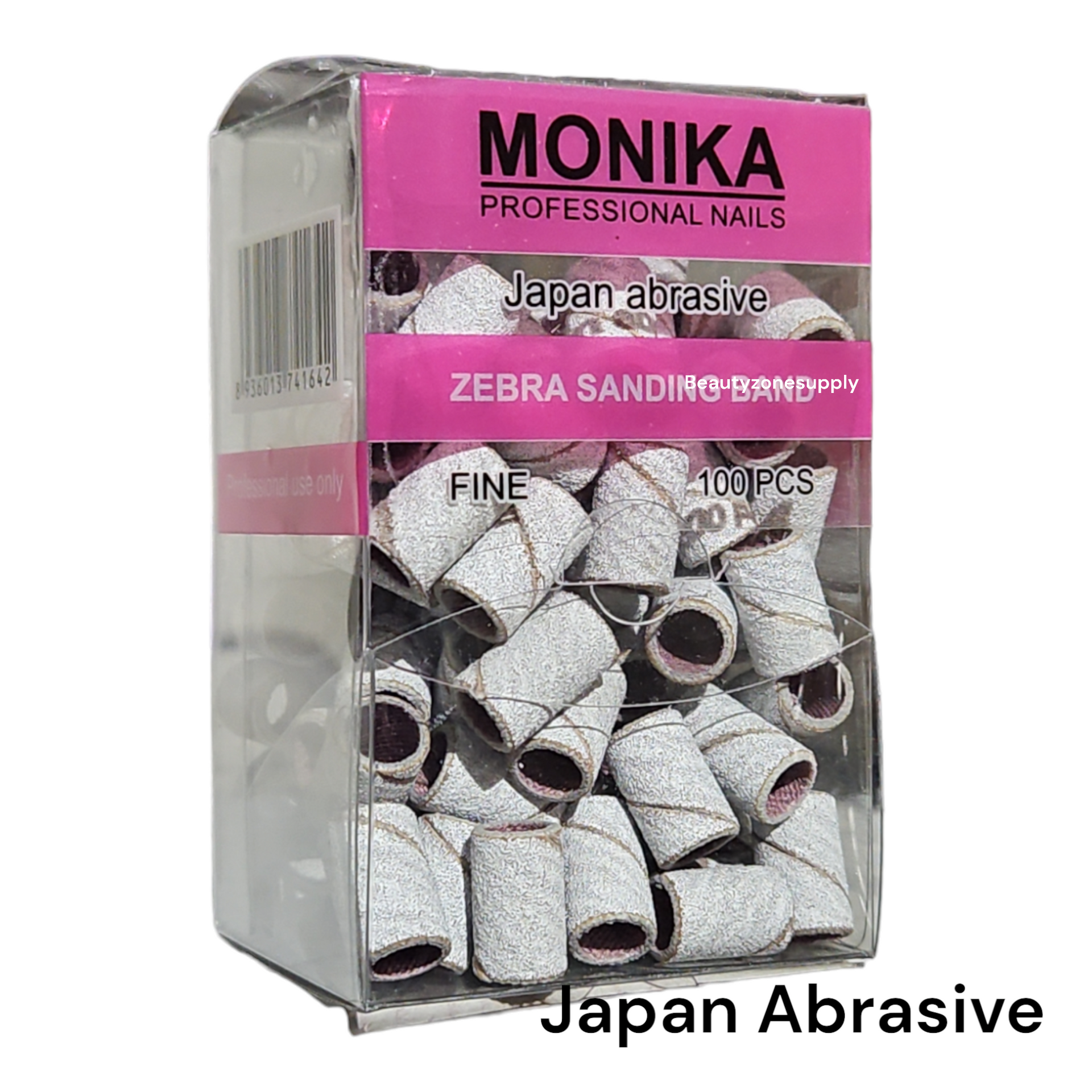 猫さん Monika Sanding Band Zebra Box 100 pcs – Beauty Zone Nail Supply