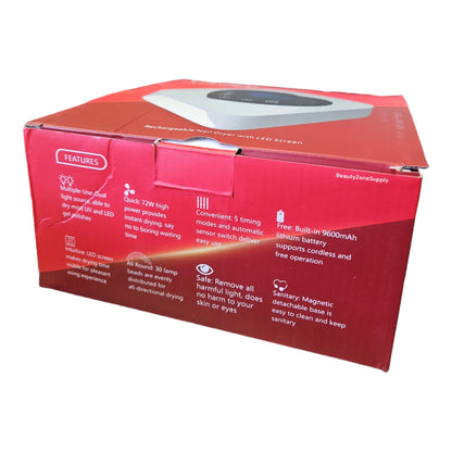 Monika UV LED lamp Cordless Heart Shape Diamond