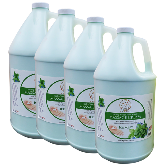 Monika Massage Lotion Ice Mint Case 4 Gallon