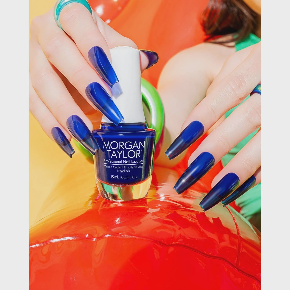 Morgan Taylor Lacquer Blue Crush Rush 0.5 oz #3110594