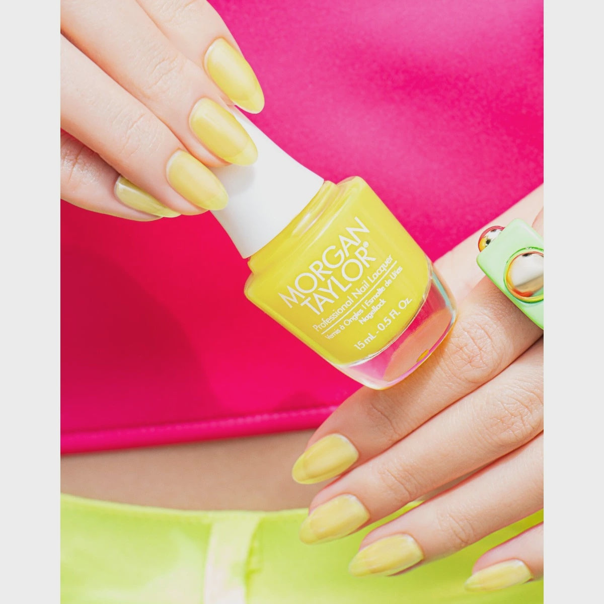Morgan Taylor Lacquer Lemon Drop Lush 0.5 oz #3110599