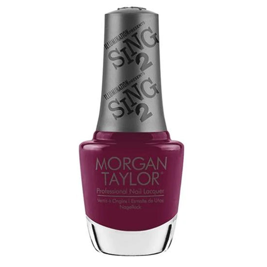 Morgan Taylor Nail Lacquer 0.5oz/ 15mL IT'S SHOWTIME! - BERRY CREME  #443