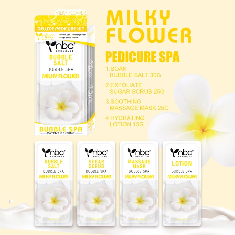 NBC Bubble World 4 in 1 Spa Milky Flower Case 50pack