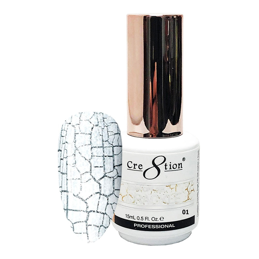 Cre8tion Crackle Soak-Off Gel #01