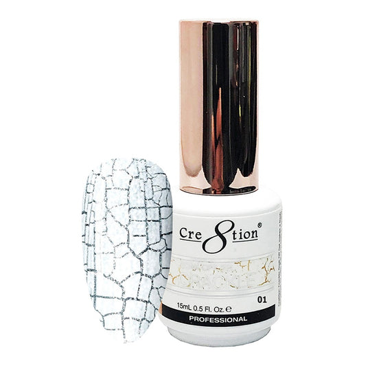 Cre8tion Crackle Soak-Off Gel #01