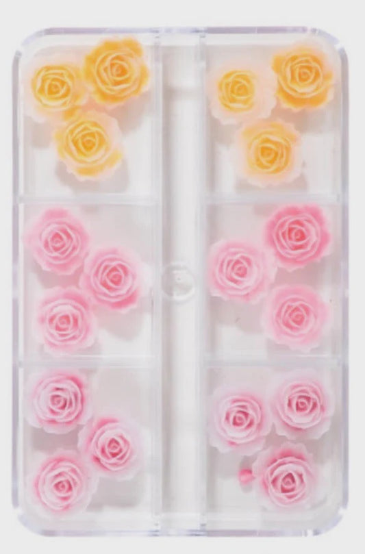 Nail Charm Acrylic 3D Rose z27102