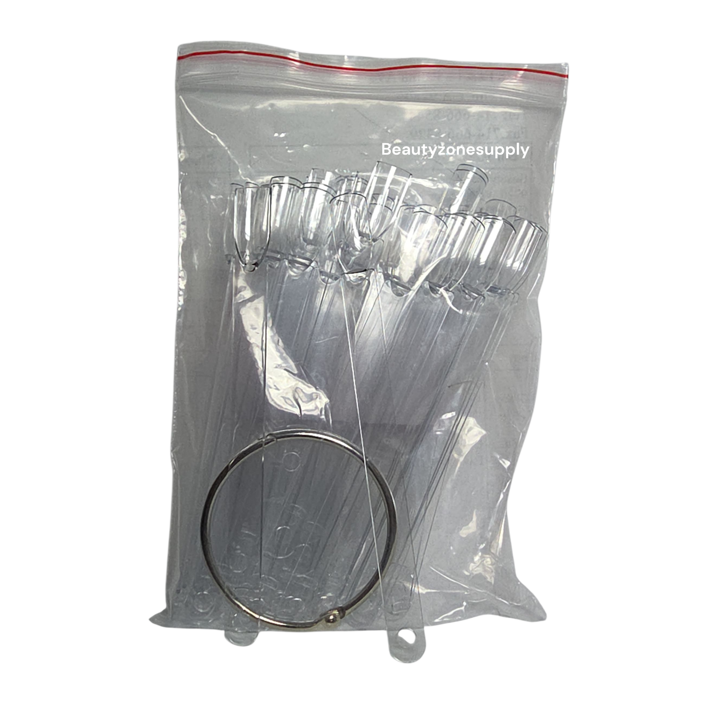 Nail Polish Color Chart Square with Ring 50 pcs