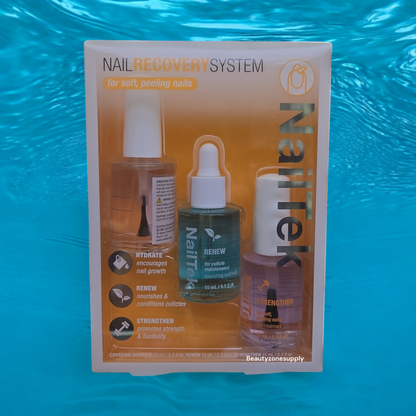 Nail Tek Nail Recovery Kit- For Soft, Peeling Nails- Formula 2 Hydrate, Strengthen, Renew-Cuticle Oil #37807