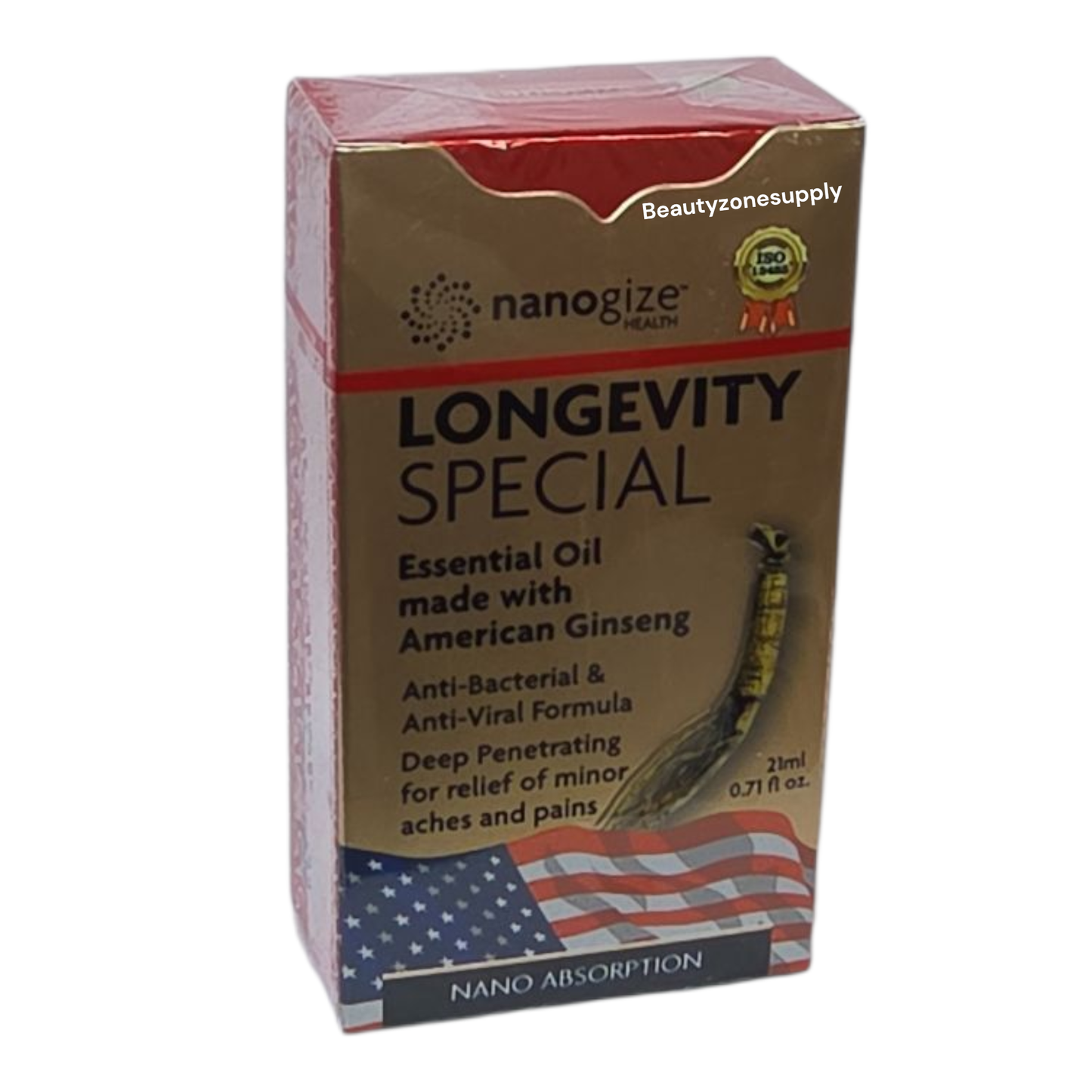 Nanogize Longevity Special Ginseng Essential Oil Dầu Sâm 20 ml