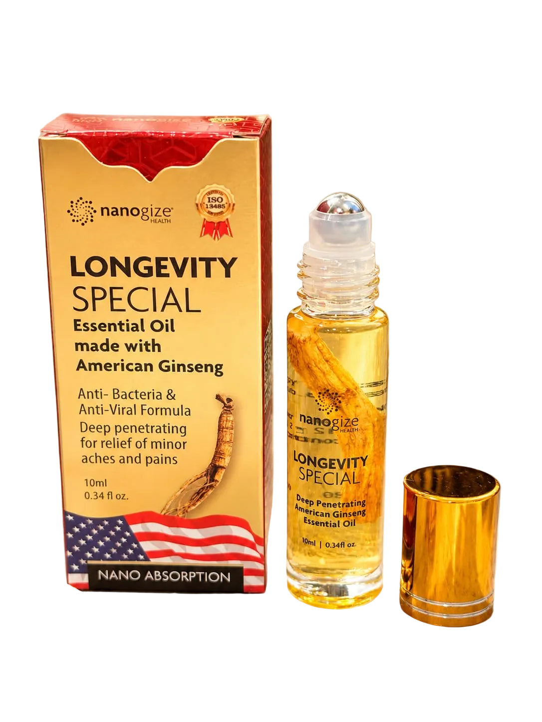 Nanogize Longevity Special Ginseng Essential Oil Dầu Sâm10ml