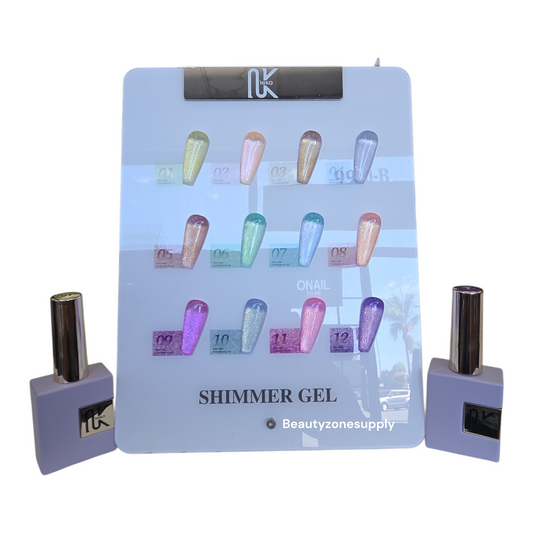 Niko Gel Color Shimmer Gel Set 12 Colors