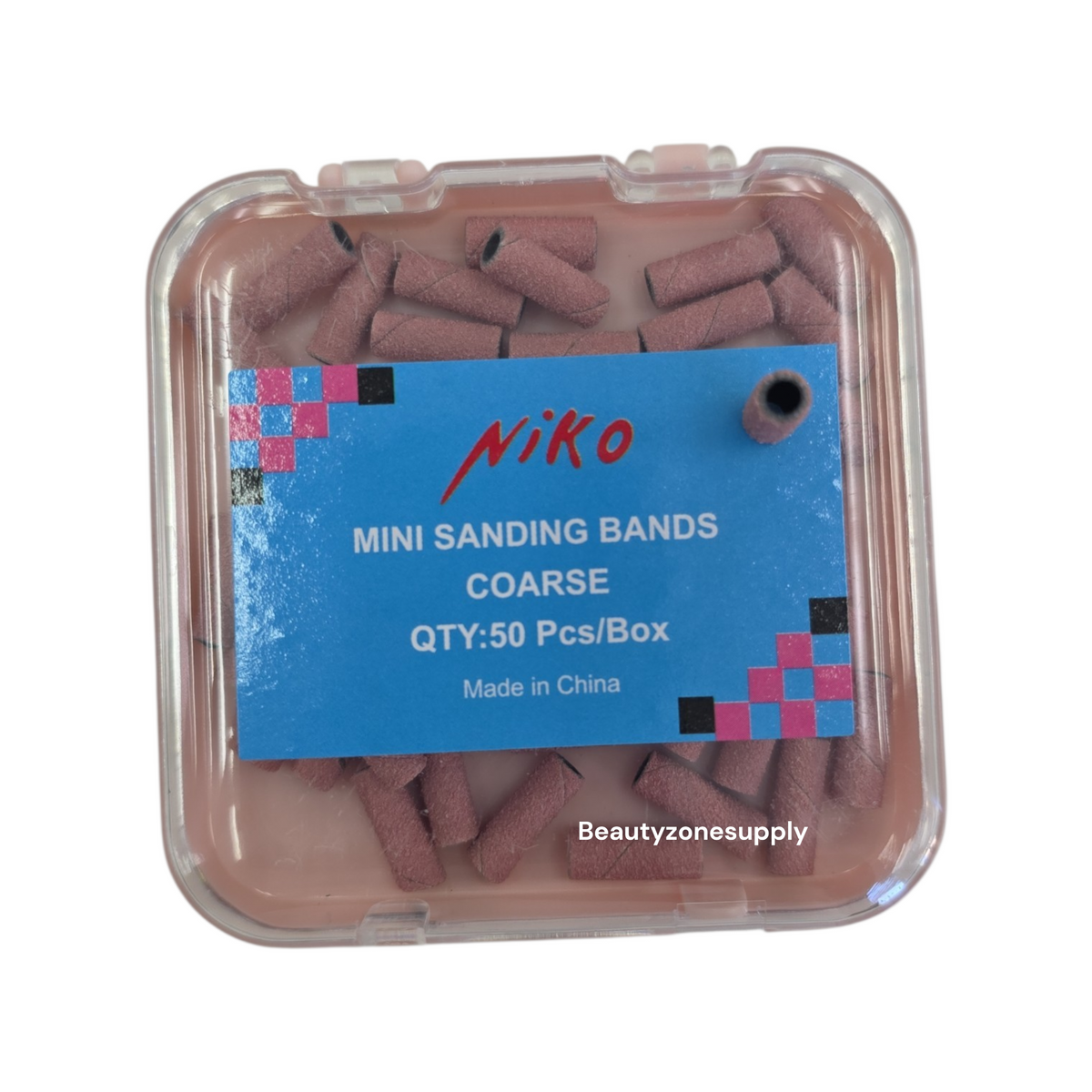 Niko Mini Pink Sanding Bands 50 pcs