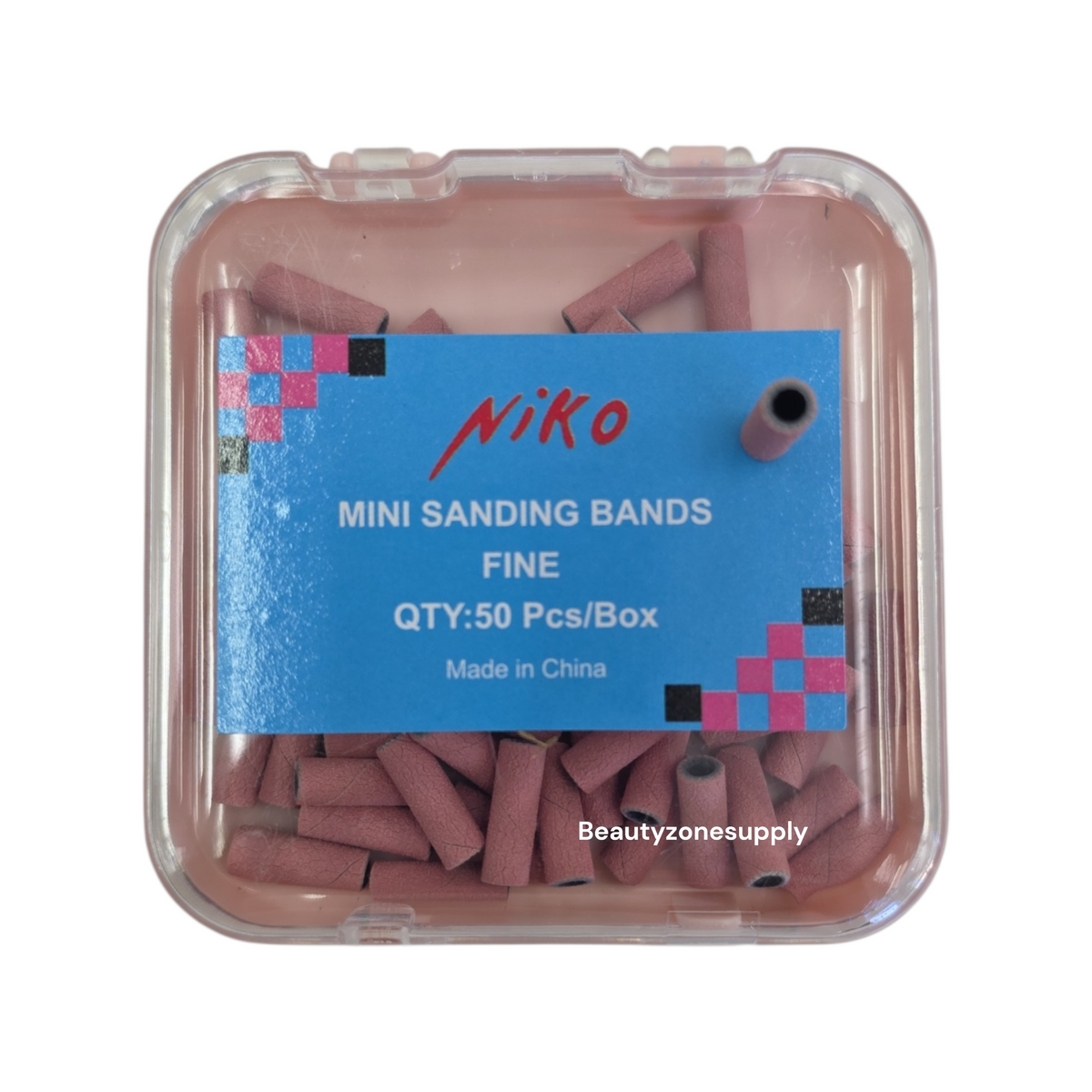 Niko Mini Pink Sanding Bands 50 pcs