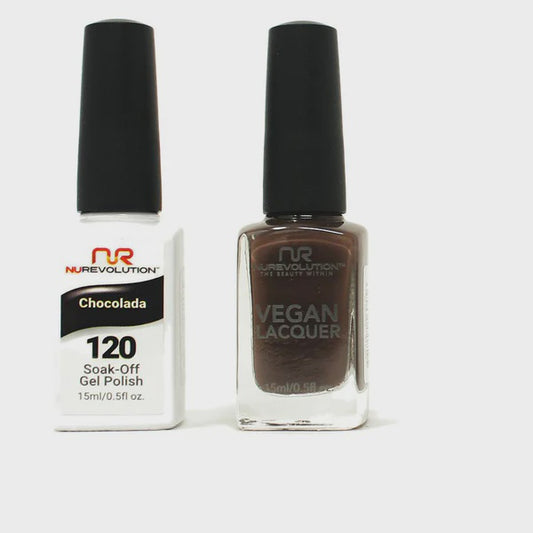 Nurevolution Gel & Polish #120 Chocolada