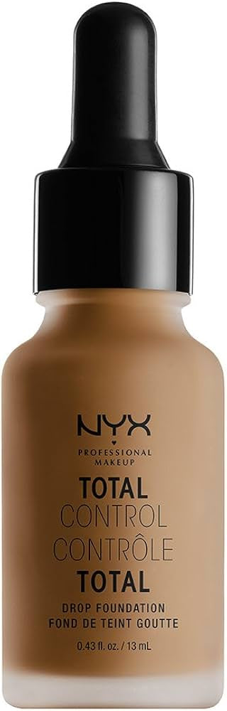 Nyx Total Control Drop Foundation Deep Sable 0.42 Fl Oz #TCDF18
