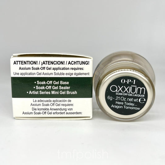OPI Axxium Soak-Off Gel Here Today Aragon Tomorrow .21 oz