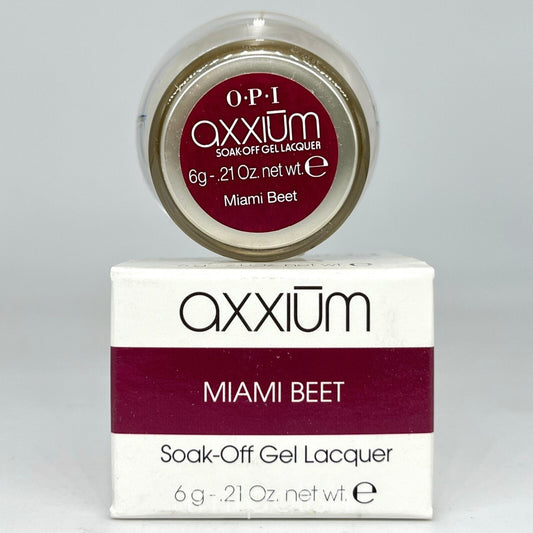 OPI Axxium Soak-Off Gel Miami Beet .21 oz