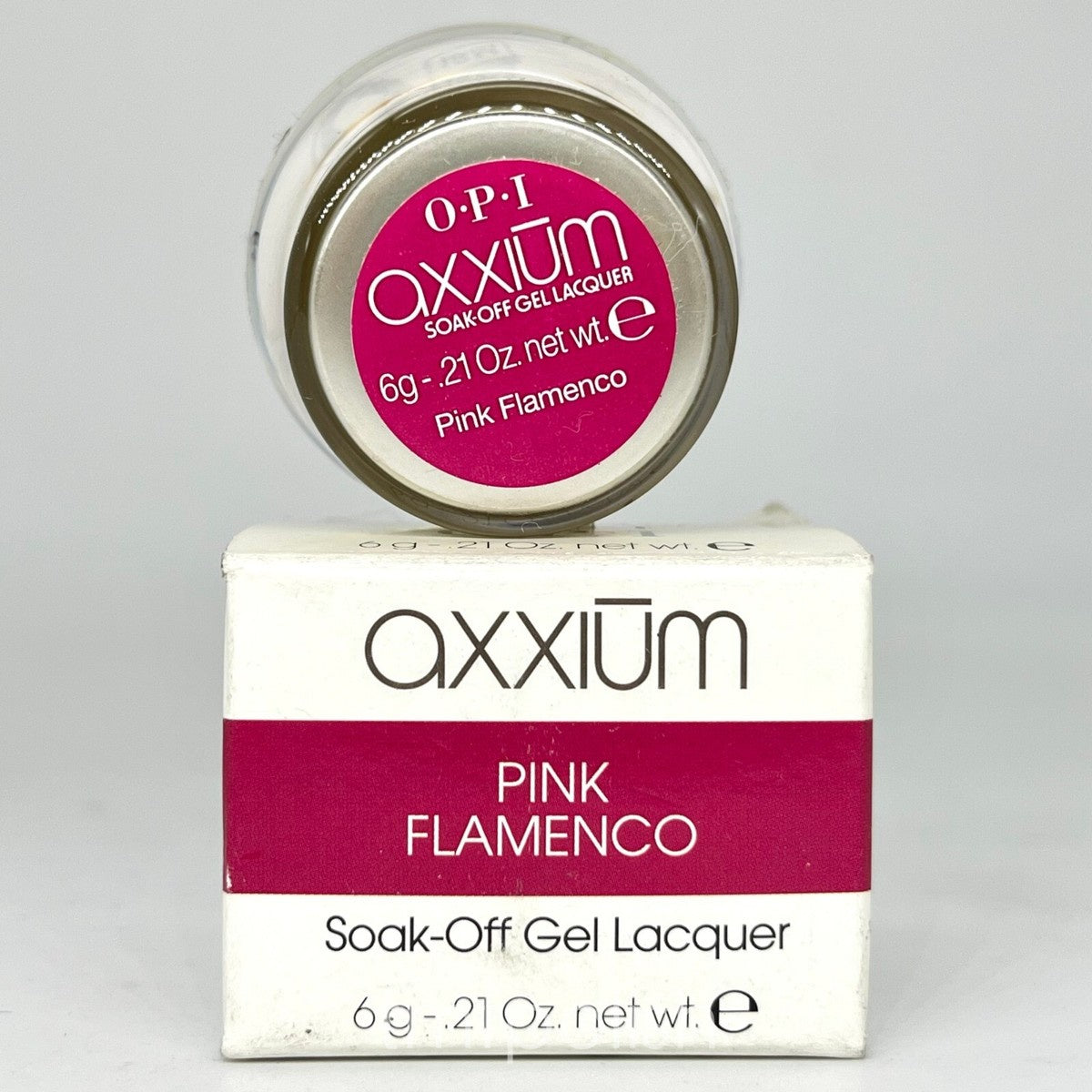 OPI Axxium Soak-Off Gel Pink Flamenco .21 oz