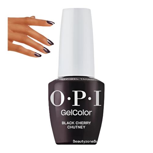 OPI GelColor Inteli-Gel Black Cherry Chutney 0.5 oz #GCI43